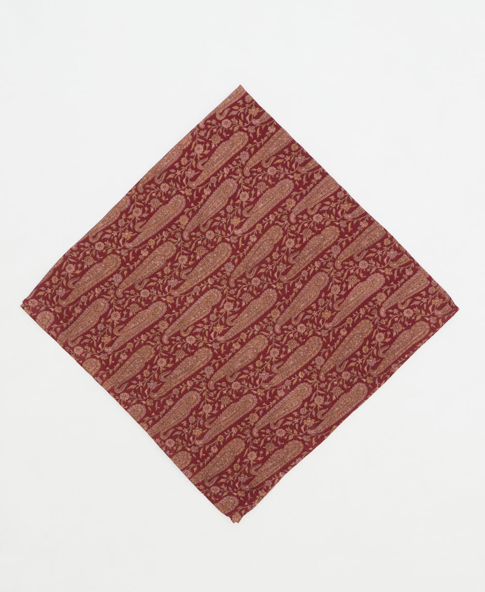 vintage silk scarf created using sustainably sourced saris