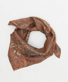 vintage silk scarf handmade from upcycled saris in India by women artisans