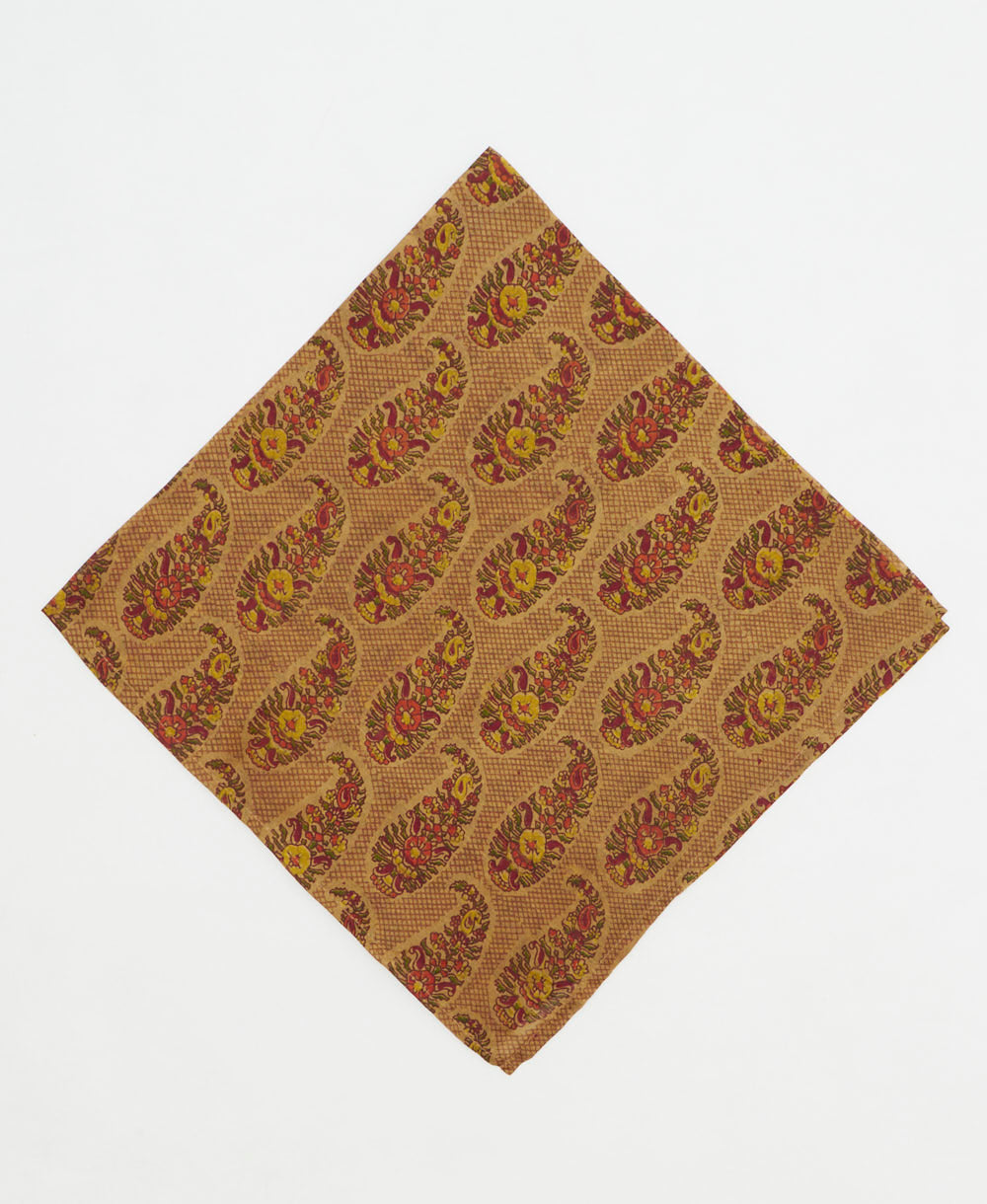vintage silk scarf created using sustainably sourced saris