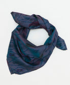 vintage silk scarf handmade from upcycled saris in India by women artisans