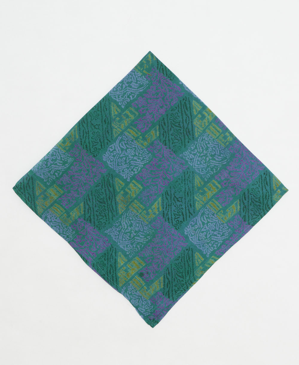 vintage silk scarf created using sustainably sourced saris