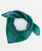 vintage silk scarf handmade from upcycled saris in India by women artisans