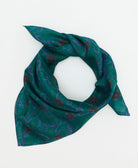 vintage silk scarf handmade from upcycled saris in India by women artisans