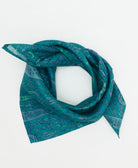 vintage silk scarf handmade from upcycled saris in India by women artisans