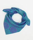 vintage silk scarf handmade from upcycled saris in India by women artisans