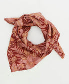 vintage silk scarf handmade from upcycled saris in India by women artisans