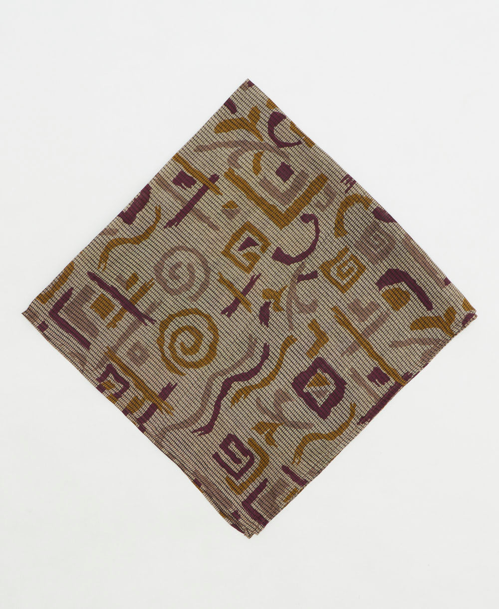 vintage silk scarf created using sustainably sourced saris