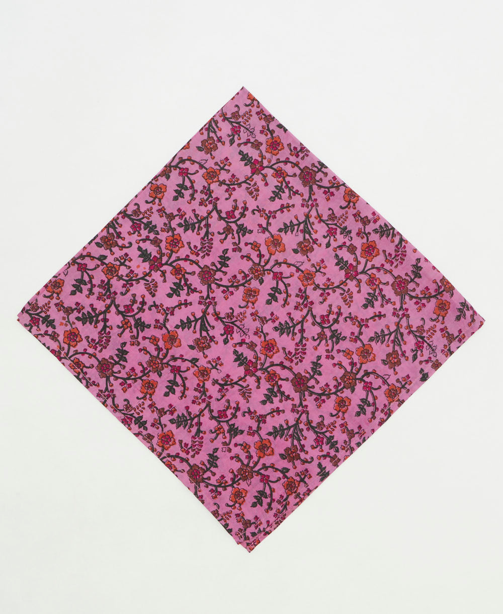 vintage silk scarf created using sustainably sourced saris