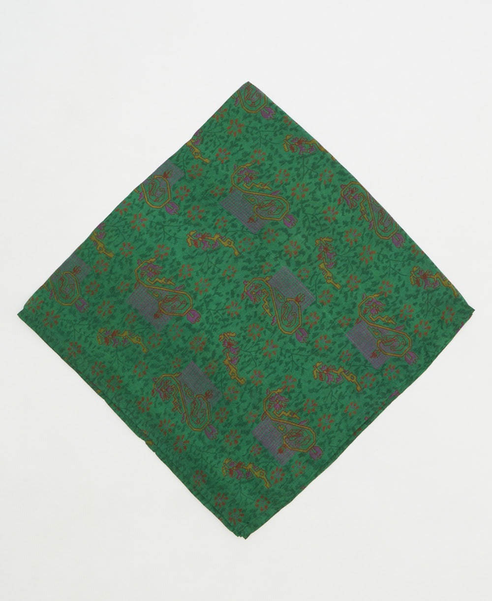 vintage silk scarf created using sustainably sourced saris