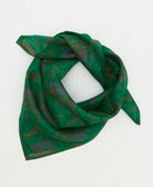 vintage silk scarf handmade from upcycled saris in India by women artisans