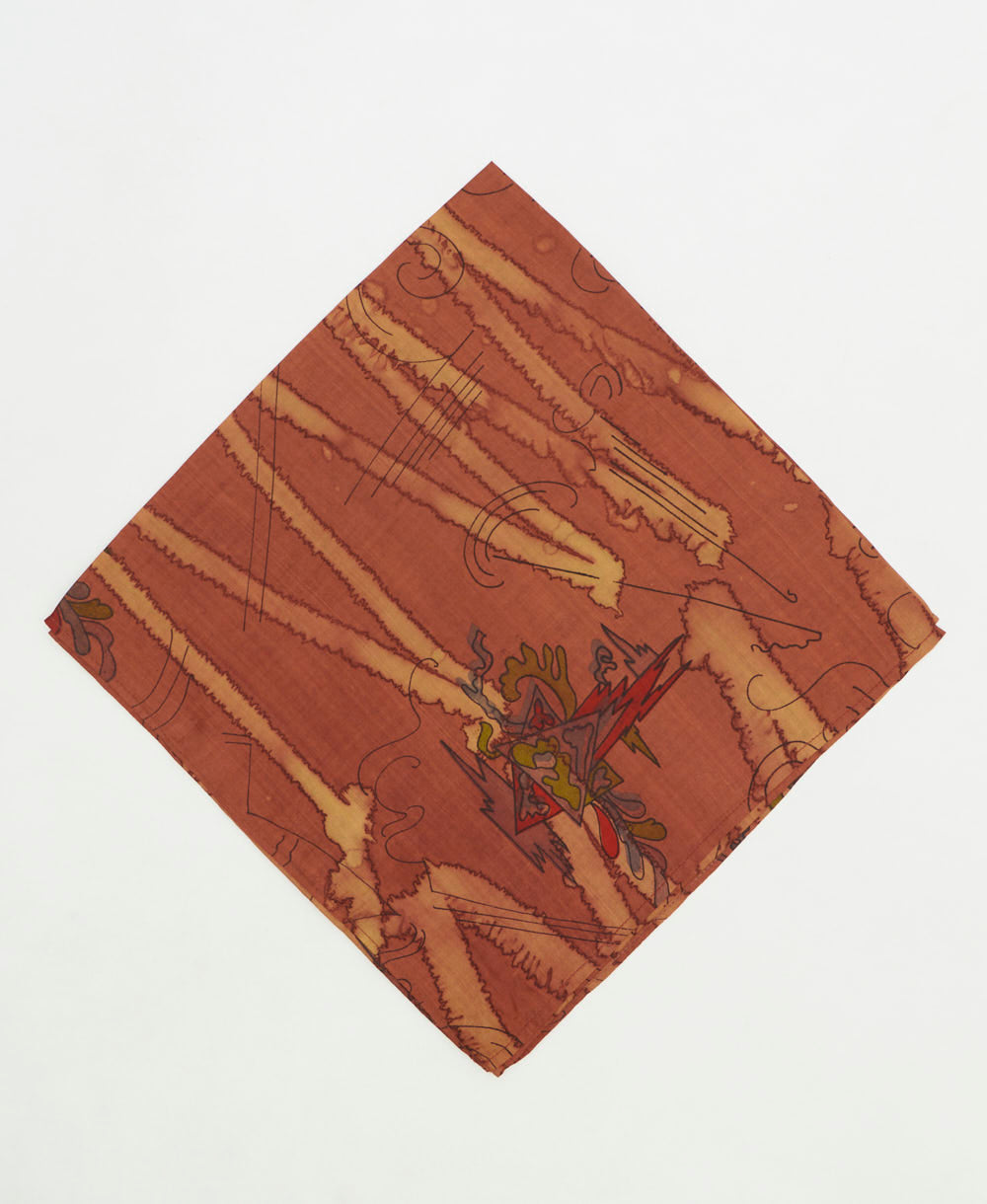 vintage silk scarf created using sustainably sourced saris