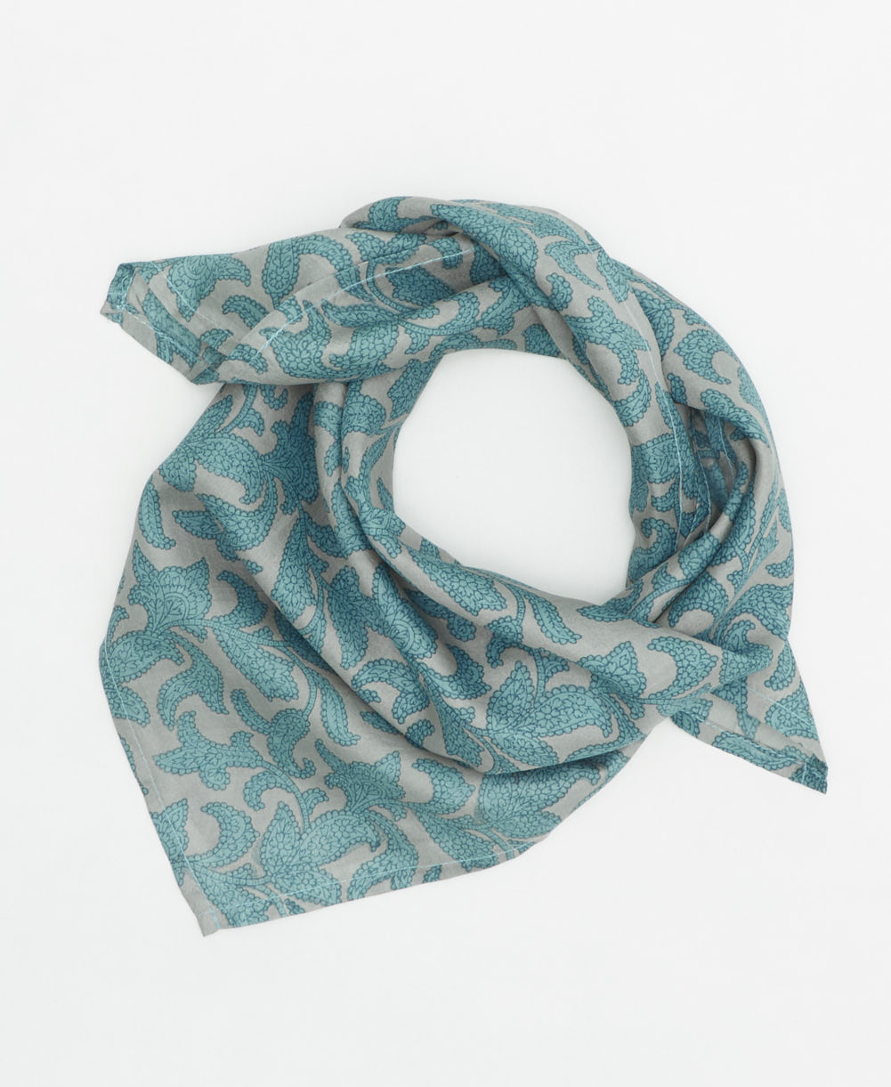 vintage silk scarf handmade from upcycled saris in India by women artisans