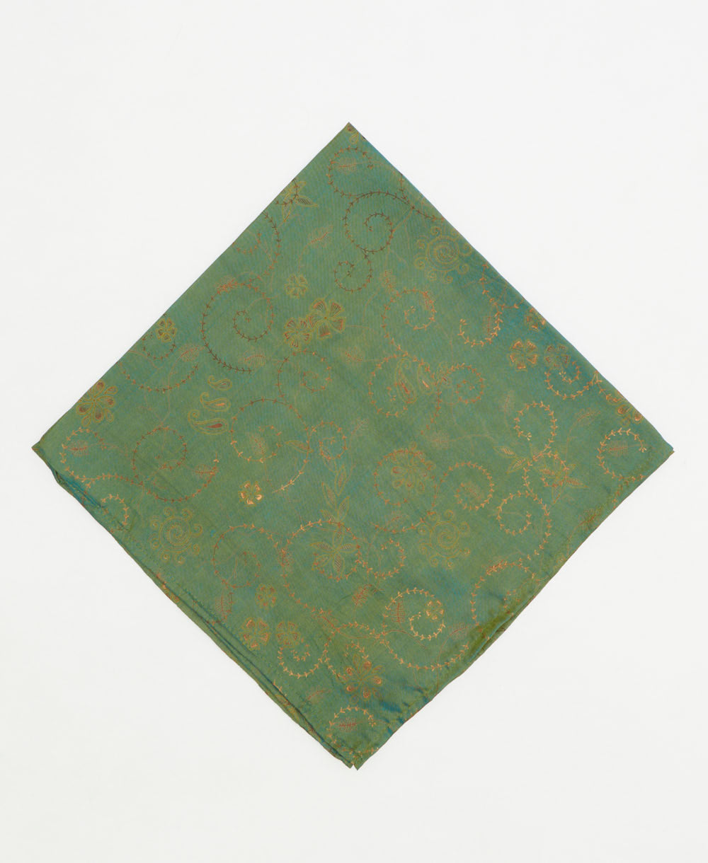 vintage silk scarf created using sustainably sourced saris