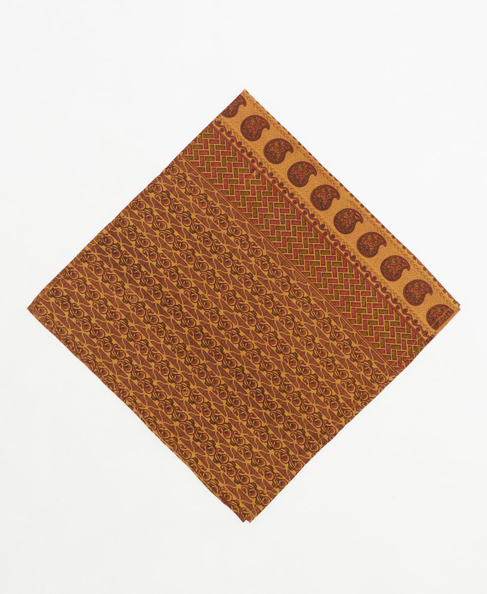 vintage silk scarf created using sustainably sourced saris