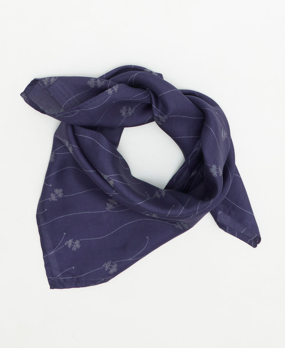 vintage silk scarf handmade from upcycled saris in India by women artisans
