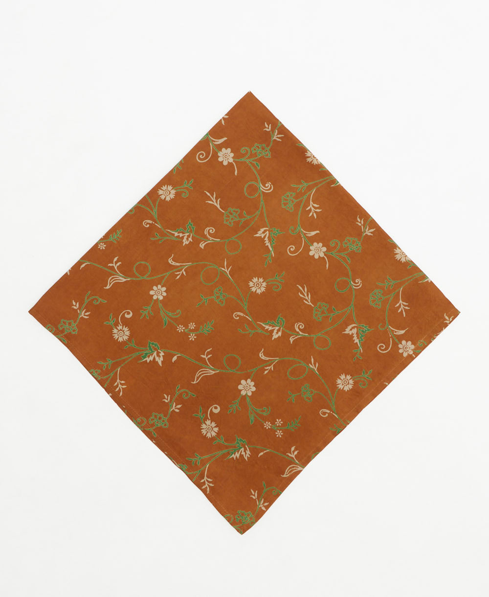 vintage silk scarf created using sustainably sourced saris