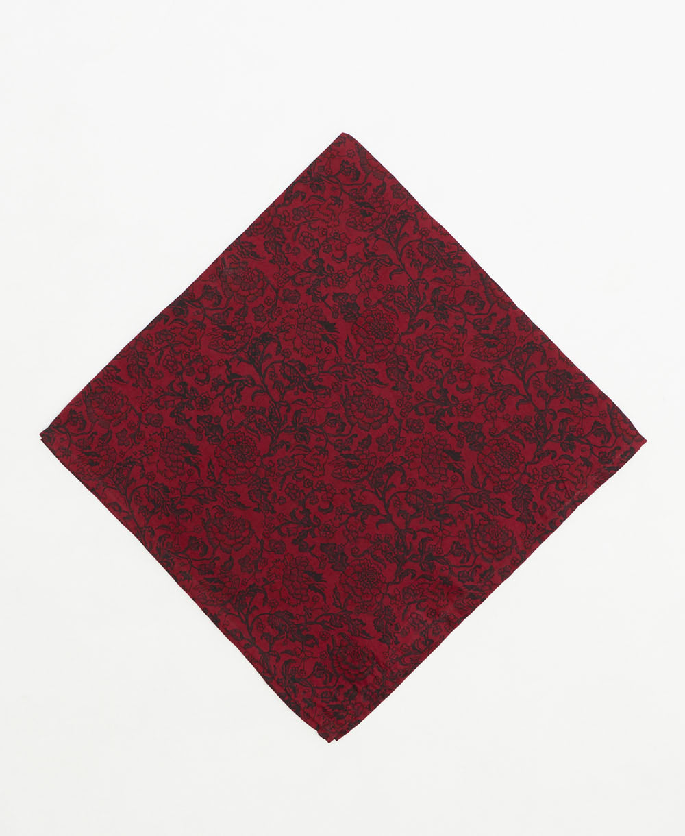 vintage silk scarf created using sustainably sourced saris