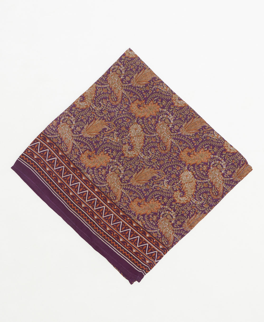 vintage silk scarf created using sustainably sourced saris