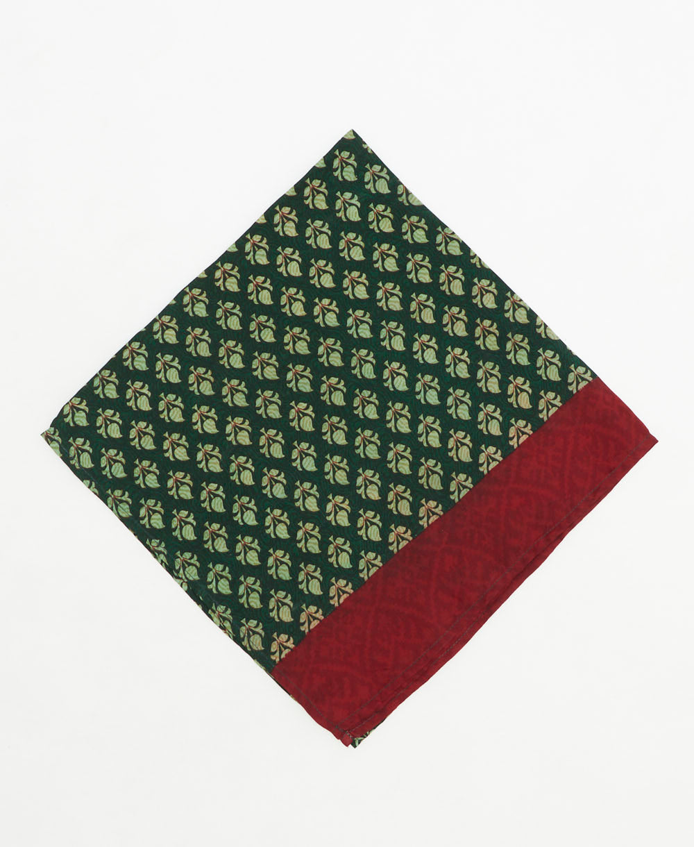 vintage silk scarf created using sustainably sourced saris