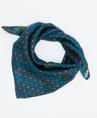 vintage silk scarf handmade from upcycled saris in India by women artisans