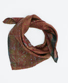 vintage silk scarf handmade from upcycled saris in India by women artisans
