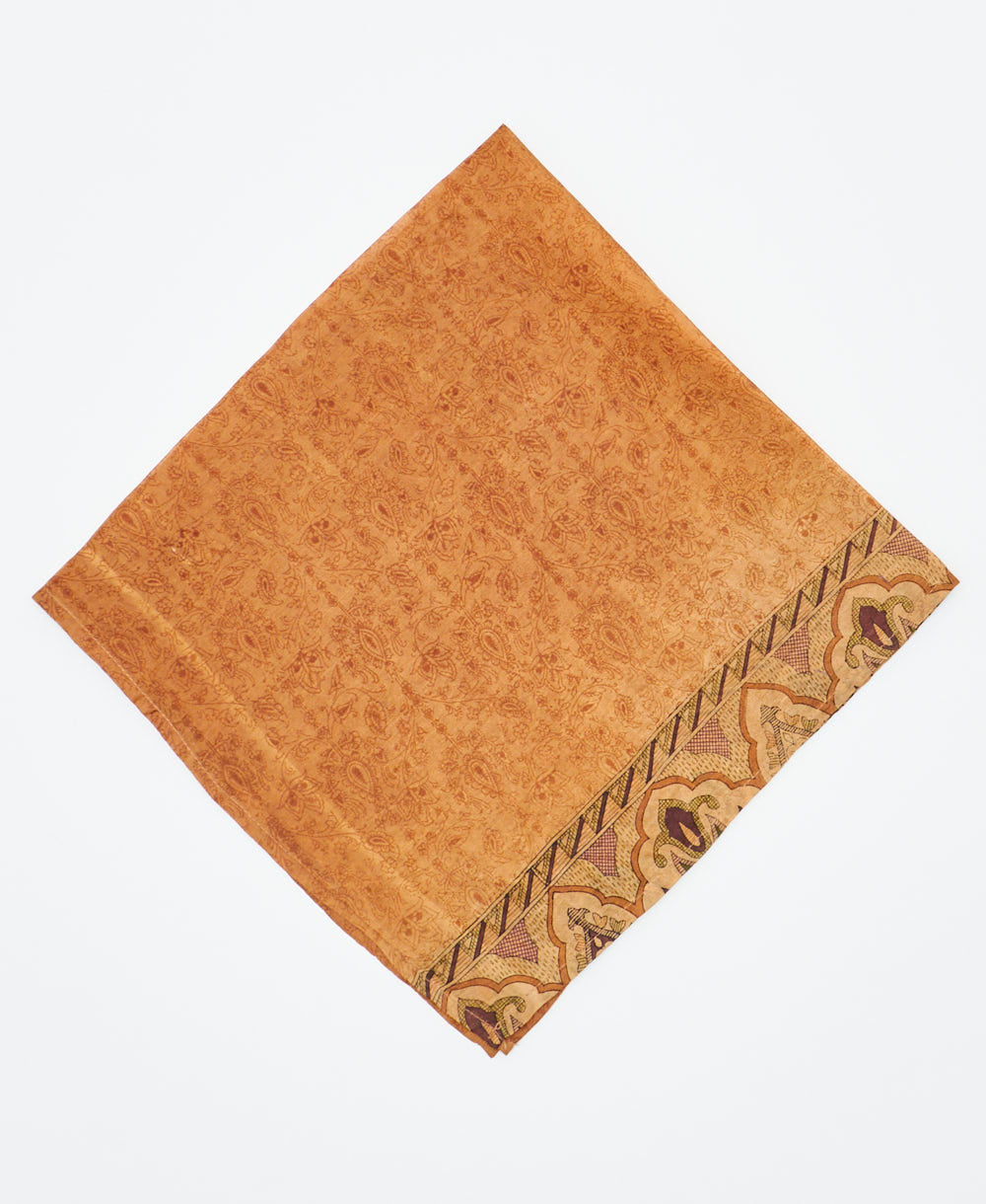 vintage silk scarf featuring created using sustainably sourced saris