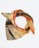 vintage silk scarf handmade from upcycled saris in India by women artisans