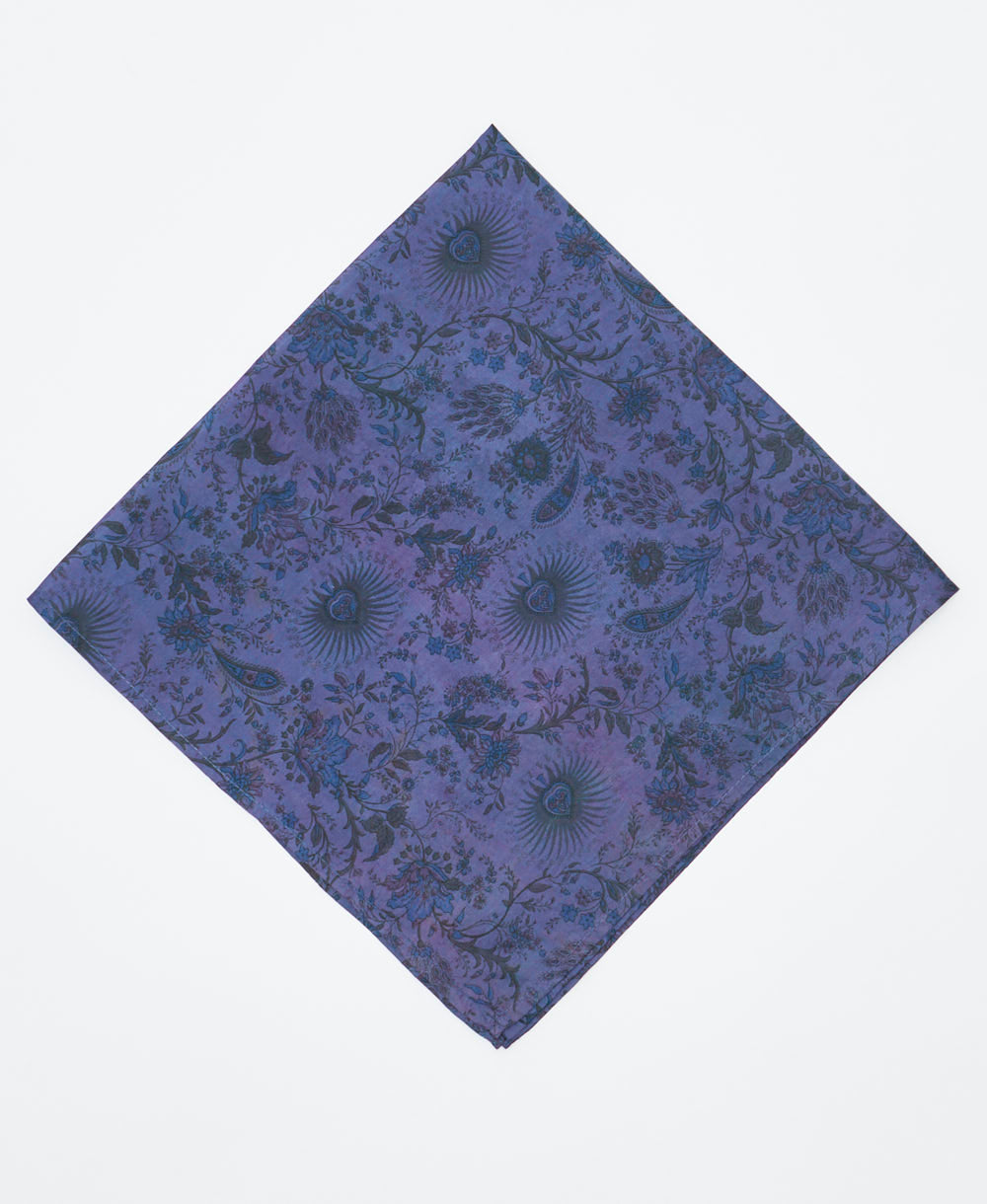 vintage silk scarf featuring created using sustainably sourced saris