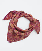 vintage silk scarf handmade from upcycled saris in India by women artisans