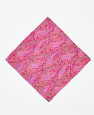 vintage silk bandana created using sustainably sourced saris