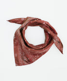 vintage silk scarf handmade from upcycled saris in India by women artisans