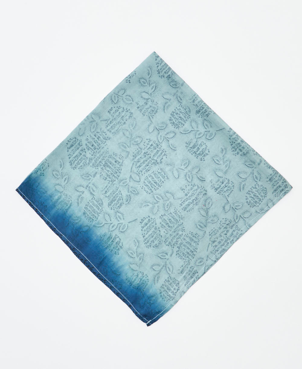 vintage silk bandana created using sustainably sourced saris