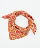 vintage silk scarf handmade from upcycled saris in India by women artisans