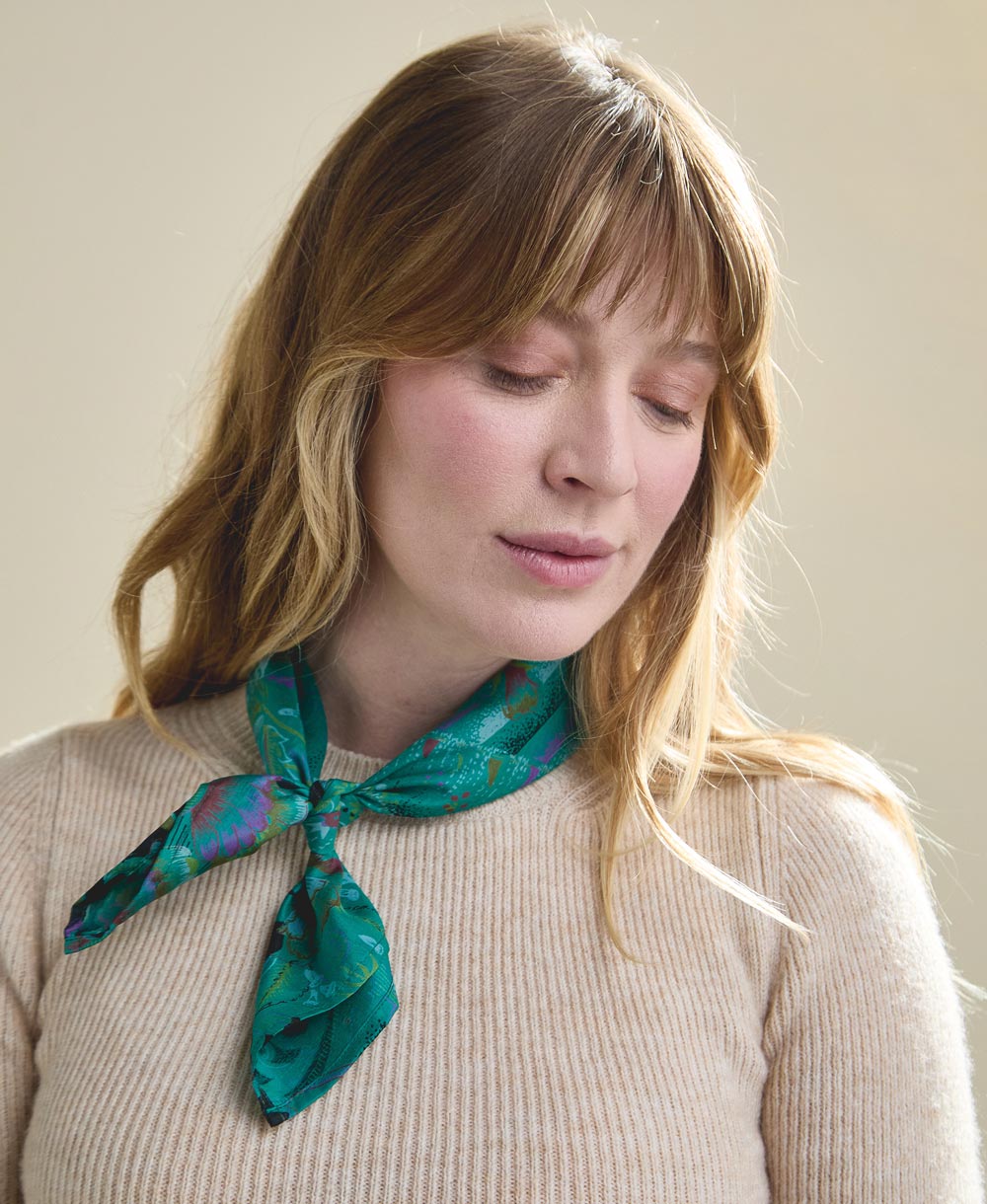 Vintage Silk Bandana: No. 260226 | Anchal – Anchal Project