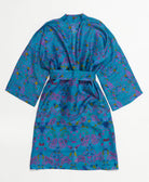 Artisan-made one-of-a-kind vintage silk robe
