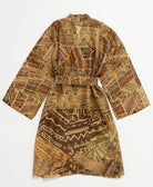 Artisan-made one-of-a-kind vintage silk robe