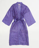 silk robe ethically made using upcycled
vintage silk saris