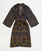 Artisan-made one-of-a-kind vintage silk robe