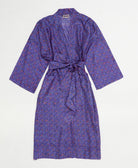 silk robe ethically made using upcycled
vintage silk saris