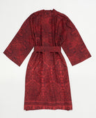 Artisan-made one-of-a-kind vintage silk robe
