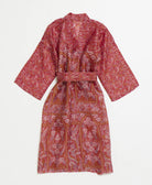Artisan-made one-of-a-kind vintage silk robe