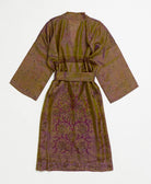 Artisan-made one-of-a-kind vintage silk robe