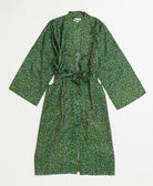 silk robe ethically made using upcycled
vintage silk saris