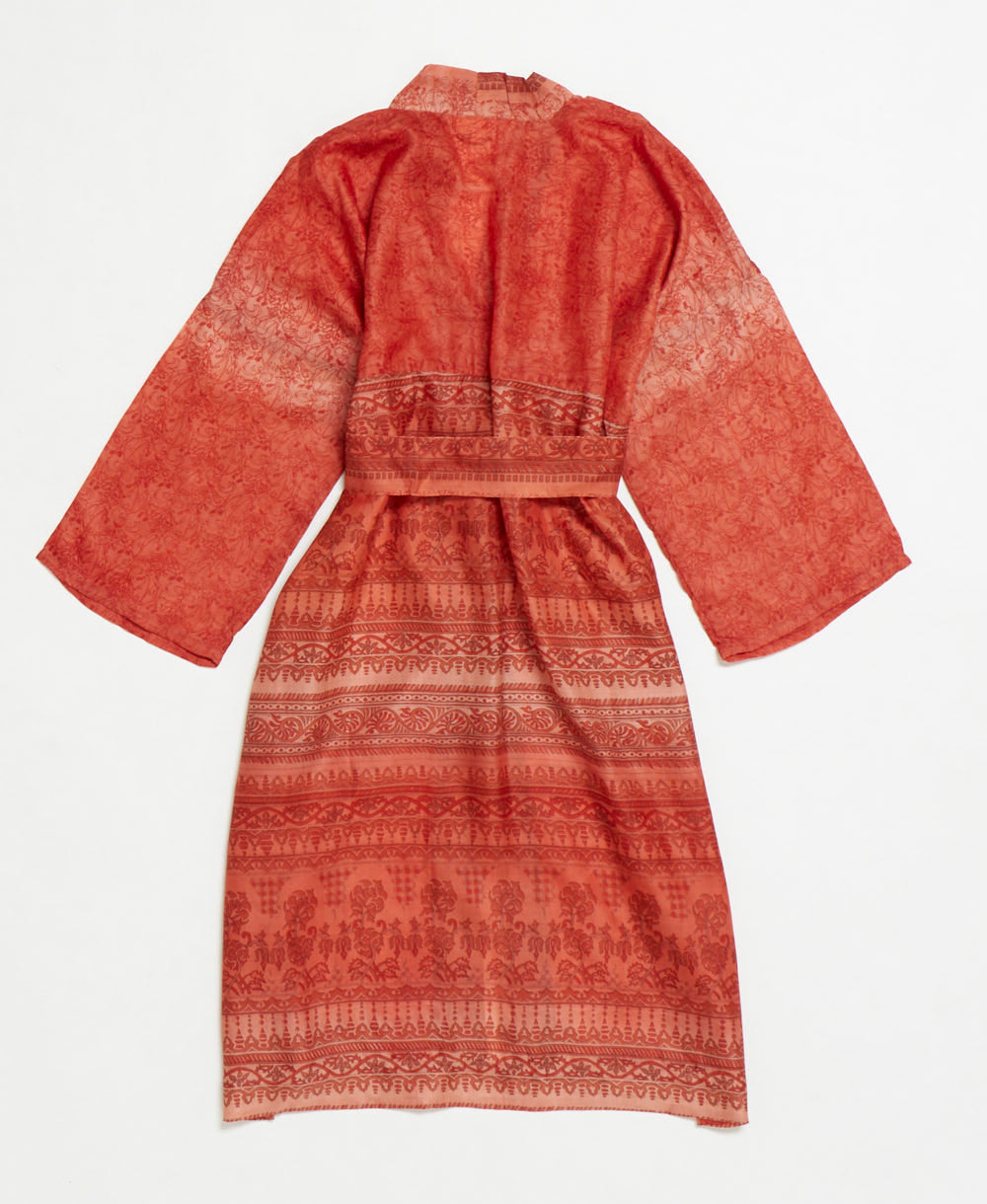Artisan-made one-of-a-kind vintage silk robe