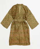 Artisan-made one-of-a-kind vintage silk robe