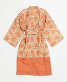 Artisan-made one-of-a-kind vintage silk robe