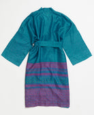 Artisan-made one-of-a-kind vintage silk robe