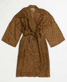 silk robe ethically made using upcycled
vintage silk saris