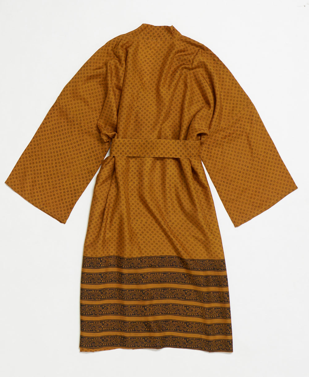 Artisan-made one-of-a-kind vintage silk robe