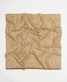 vintage silk square scarf handmade in India from upcycled silk sari fabrics